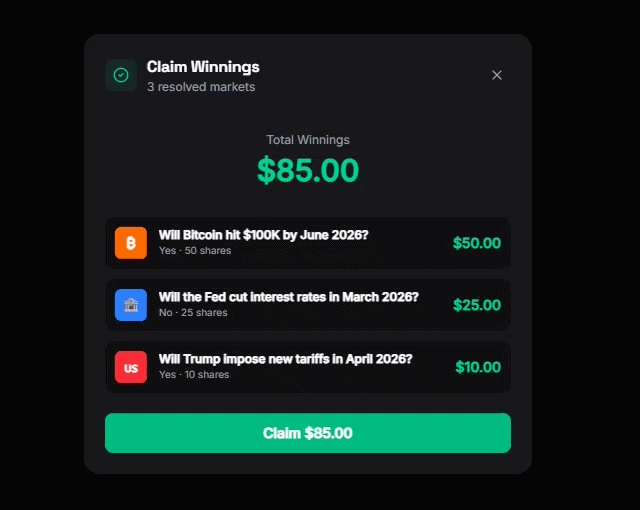 Redeem from Telegram