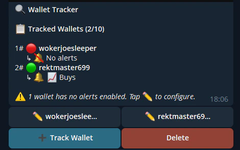 Wallet Tracker