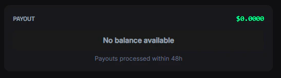 Request Payout