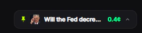 Pinned Market Expanded