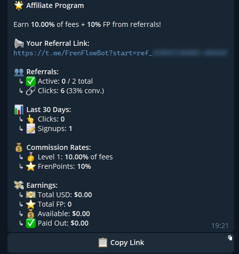 Telegram Referrals