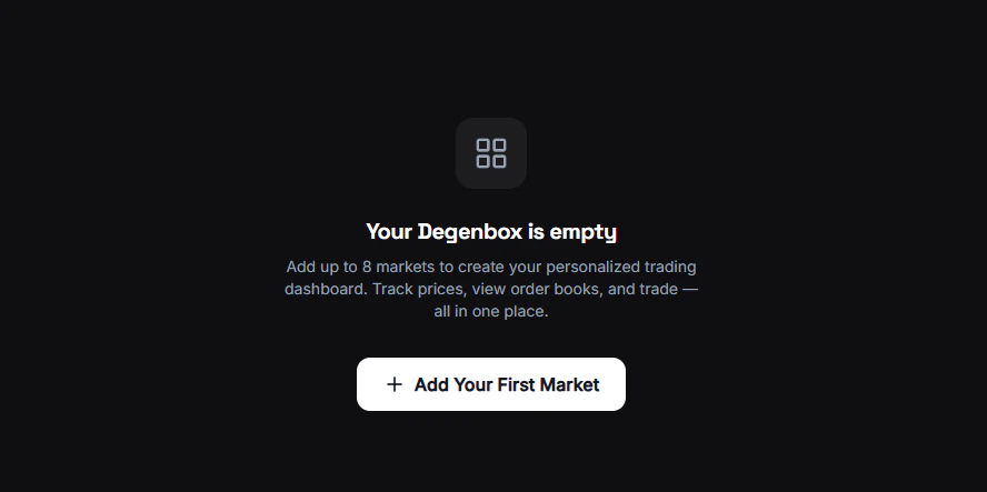 Degenbox Dashboard