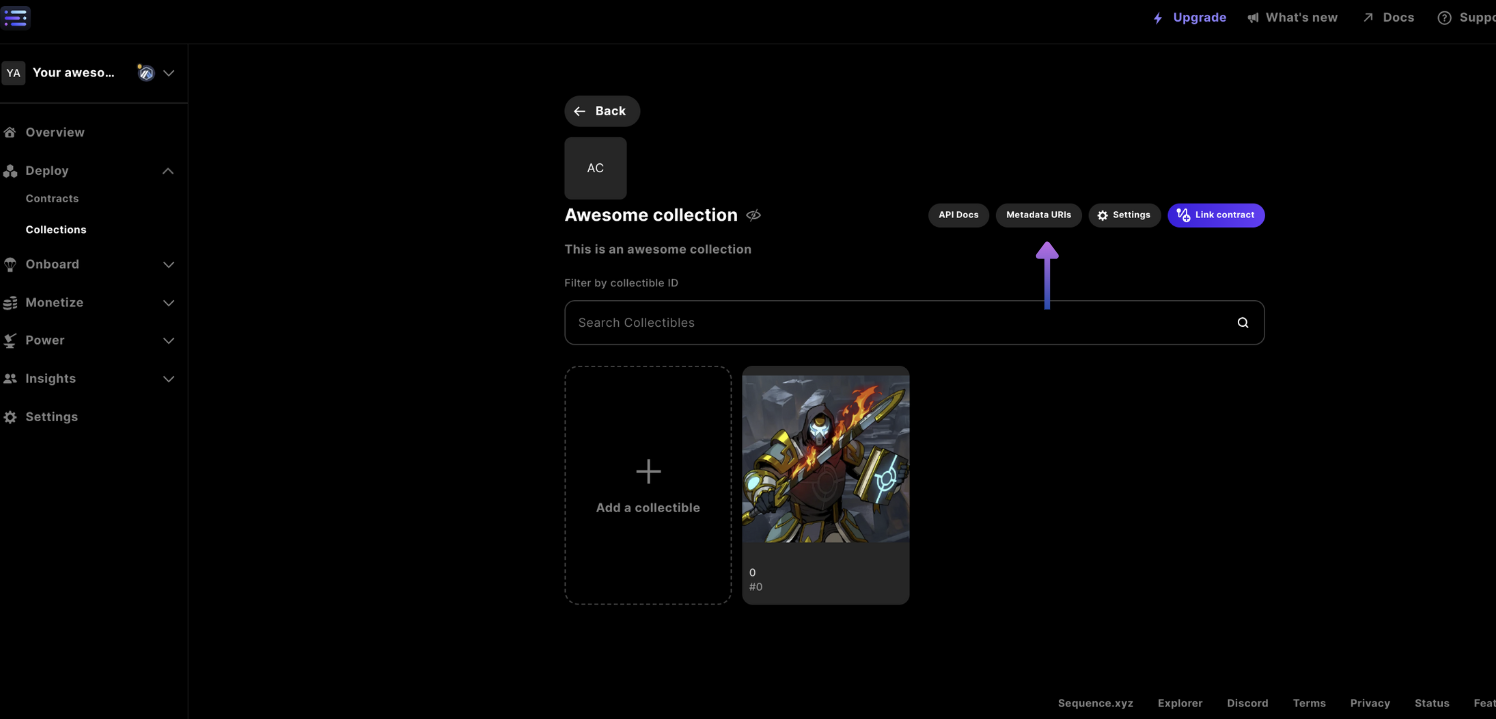 copiar metadata uris