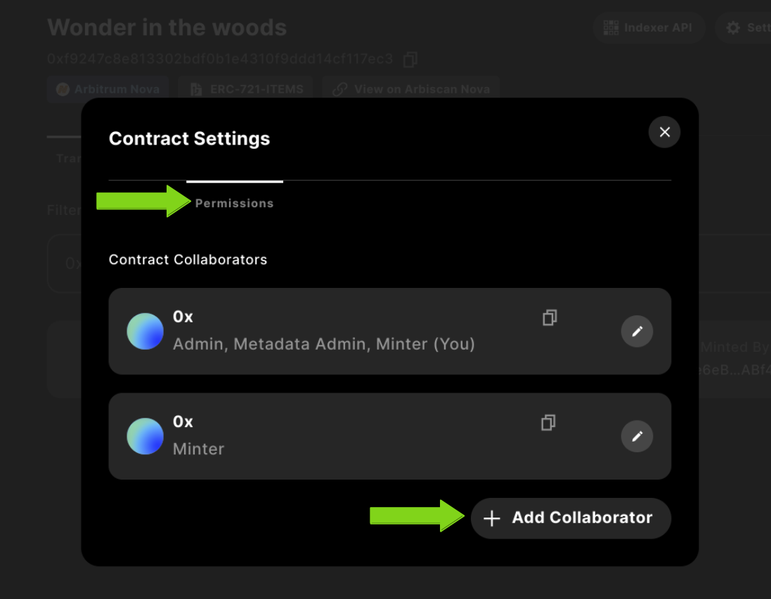 コラボレーターを追加