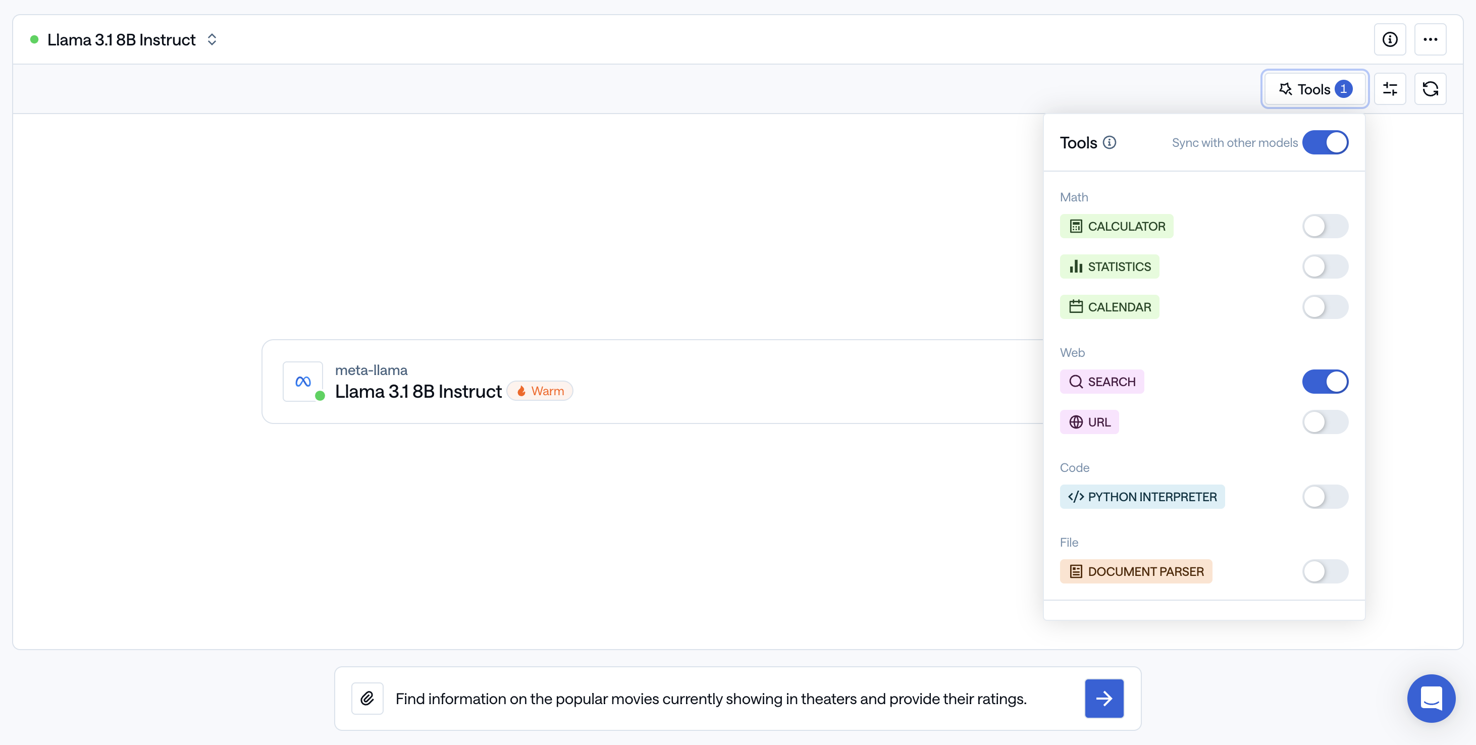 Web Search Tool
