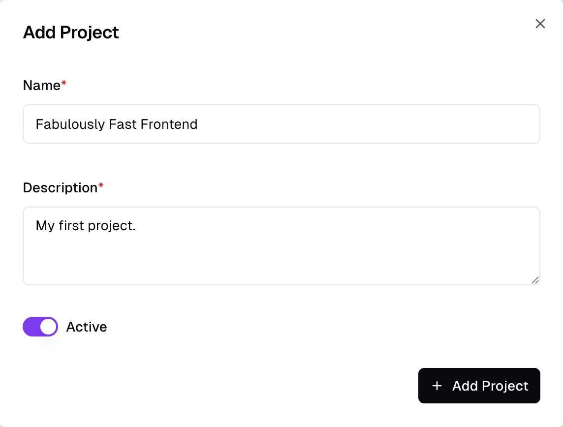 Create a project
