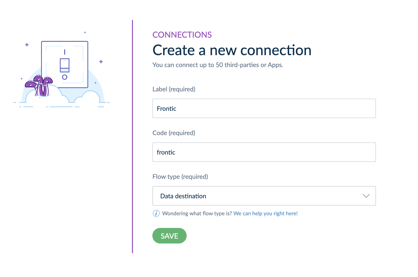 Akeneo Connection basic setup information