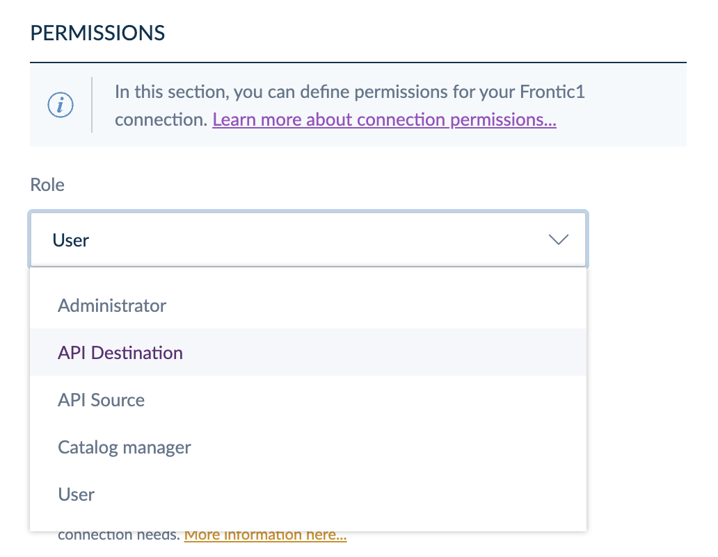 Akeneo Connection Permissions