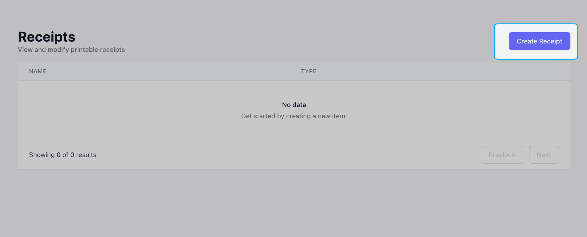 Create Receipt Templates - Dripos