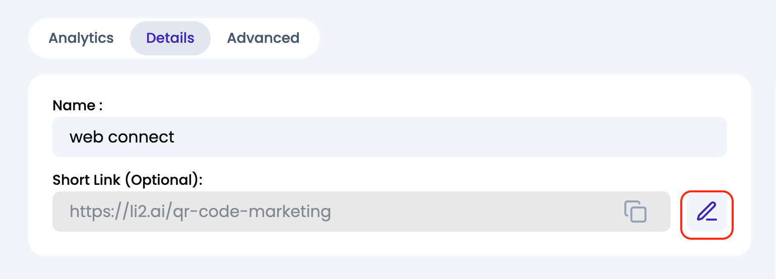 Modify Short Links Pn