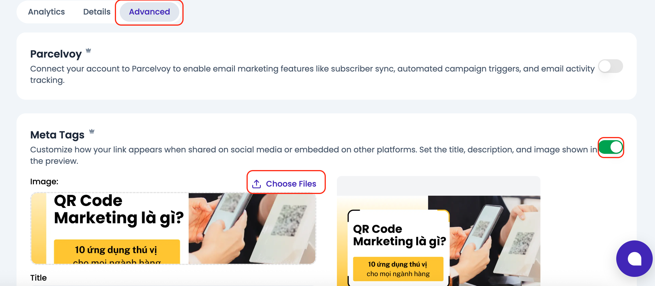 Configure Meta Tag Elements Pn