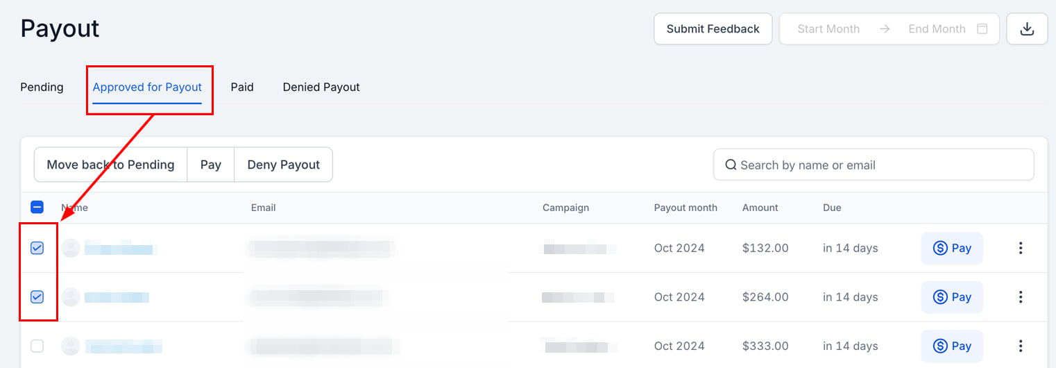 Manual Payments via Bank Transfers in the Affiliate Manager (3)