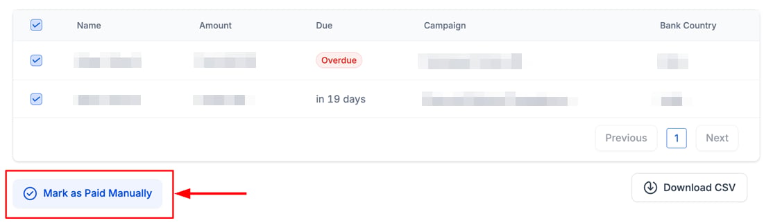 Manual Payments via Bank Transfers in the Affiliate Manager (7)