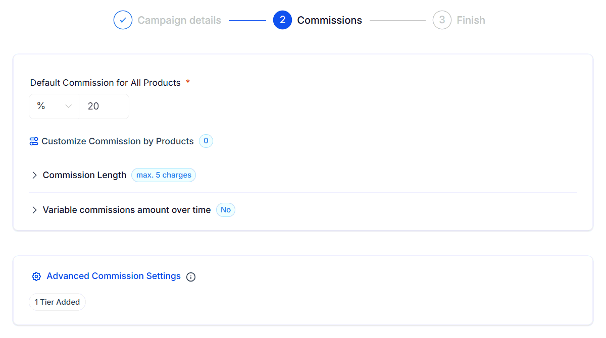 Set Variable Commissions Over Time in the Affiliate Manager