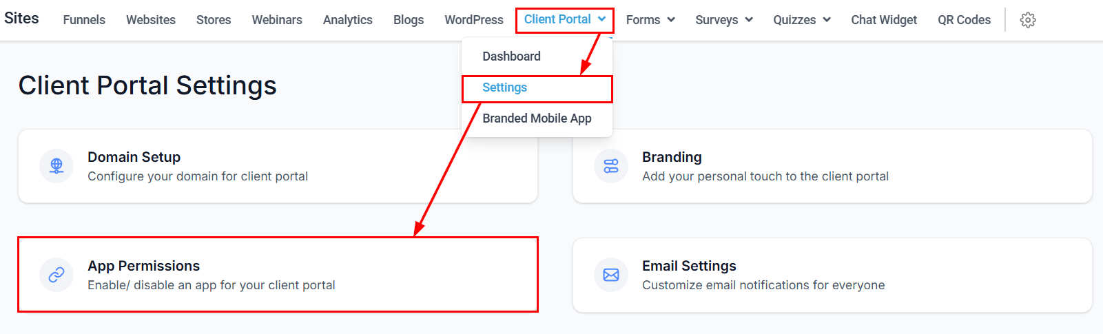 Enabling the App in the Affiliate Manager