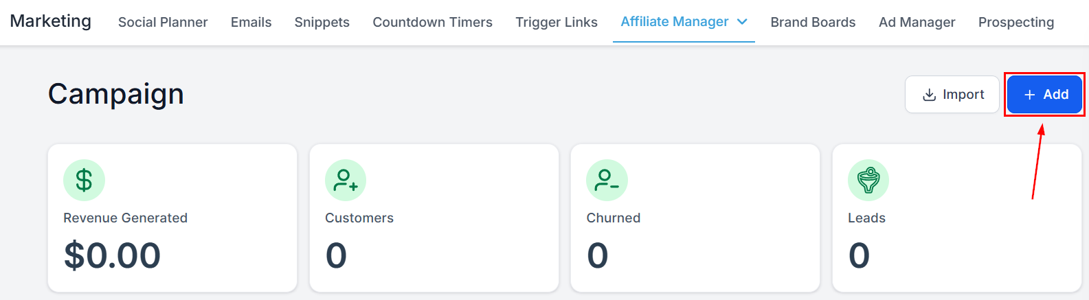 Setting Up an Affiliate Campaign in the Affiliate Manager