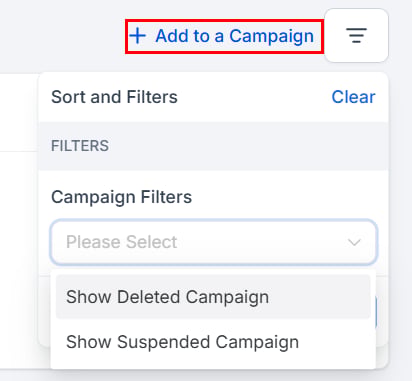 Add to a Campaign in the Affiliate Manager
