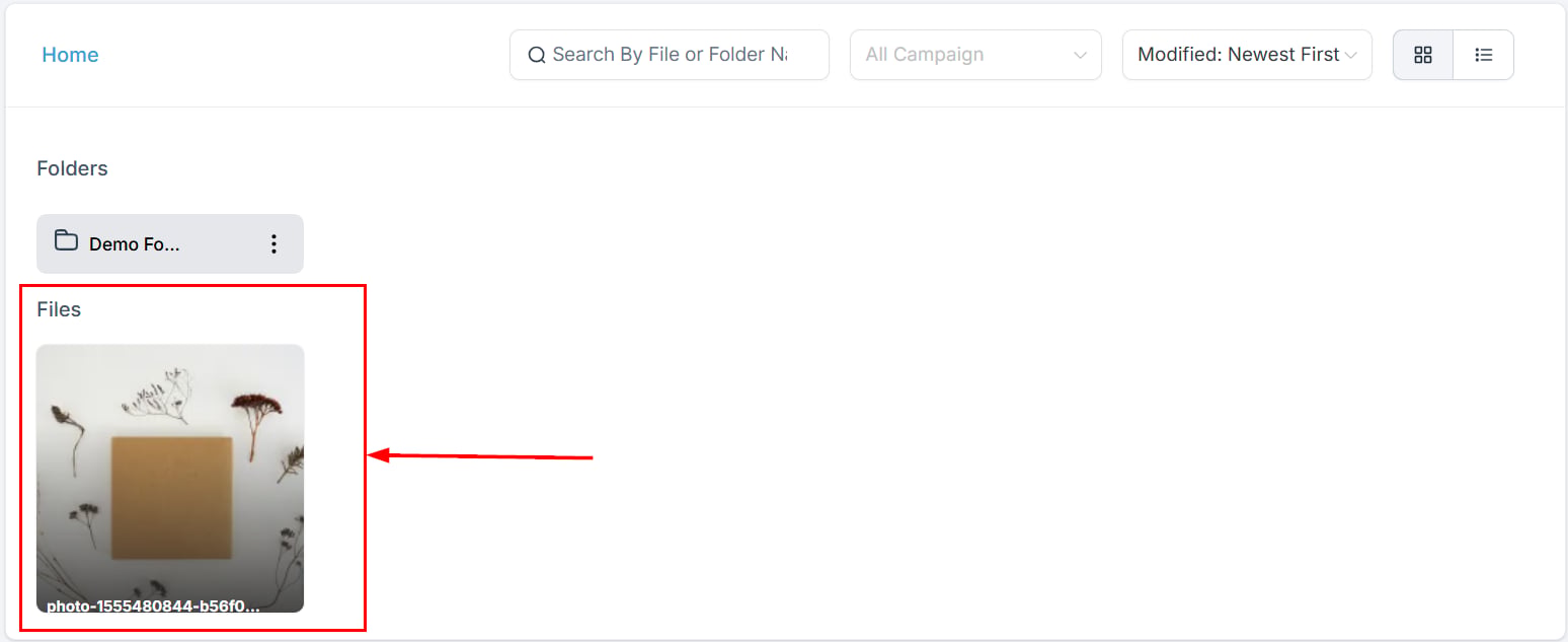 Files in the Affiliate Manager