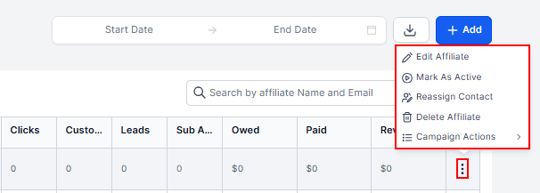 Affiliate Actions in the Affiliate Manager (2)