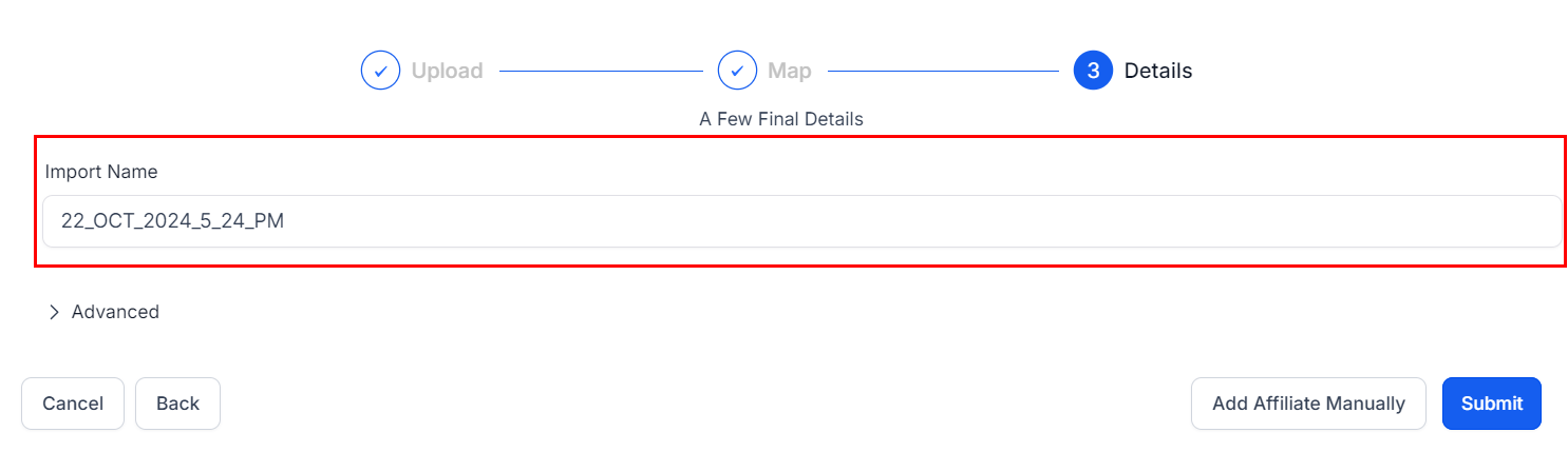 Uploading an Affiliate List in the Affiliate Manager (4)