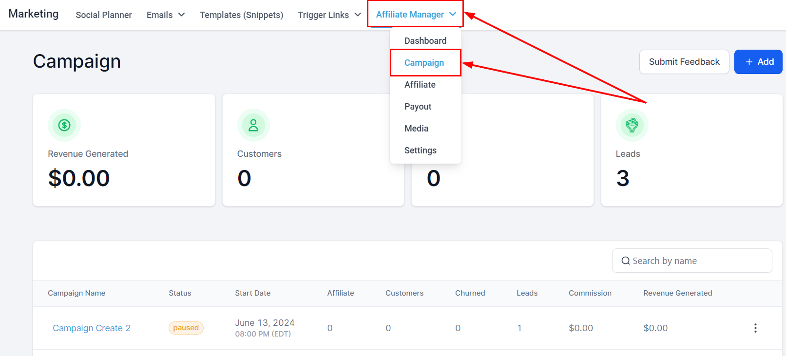How It Works in the Affiliate Manager