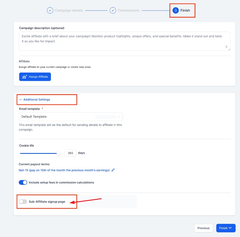 How to Enable Sub-Affiliate Sign-Ups for Affiliates in the Affiliate Manager (3)