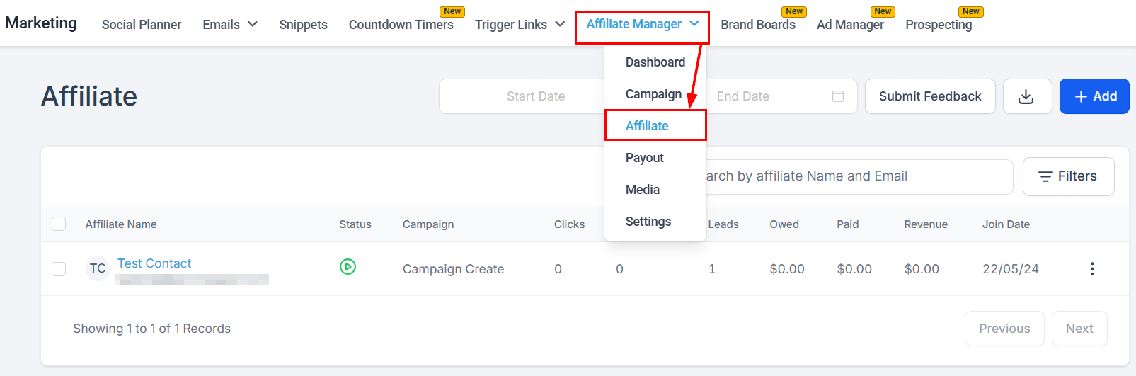 How to Manage Customers Under Affiliates in the Affiliate Manager