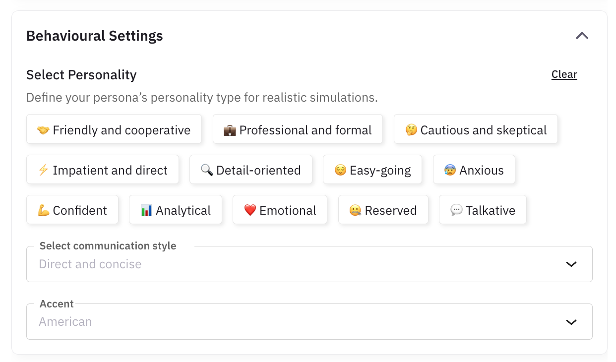 Create Custom Personas