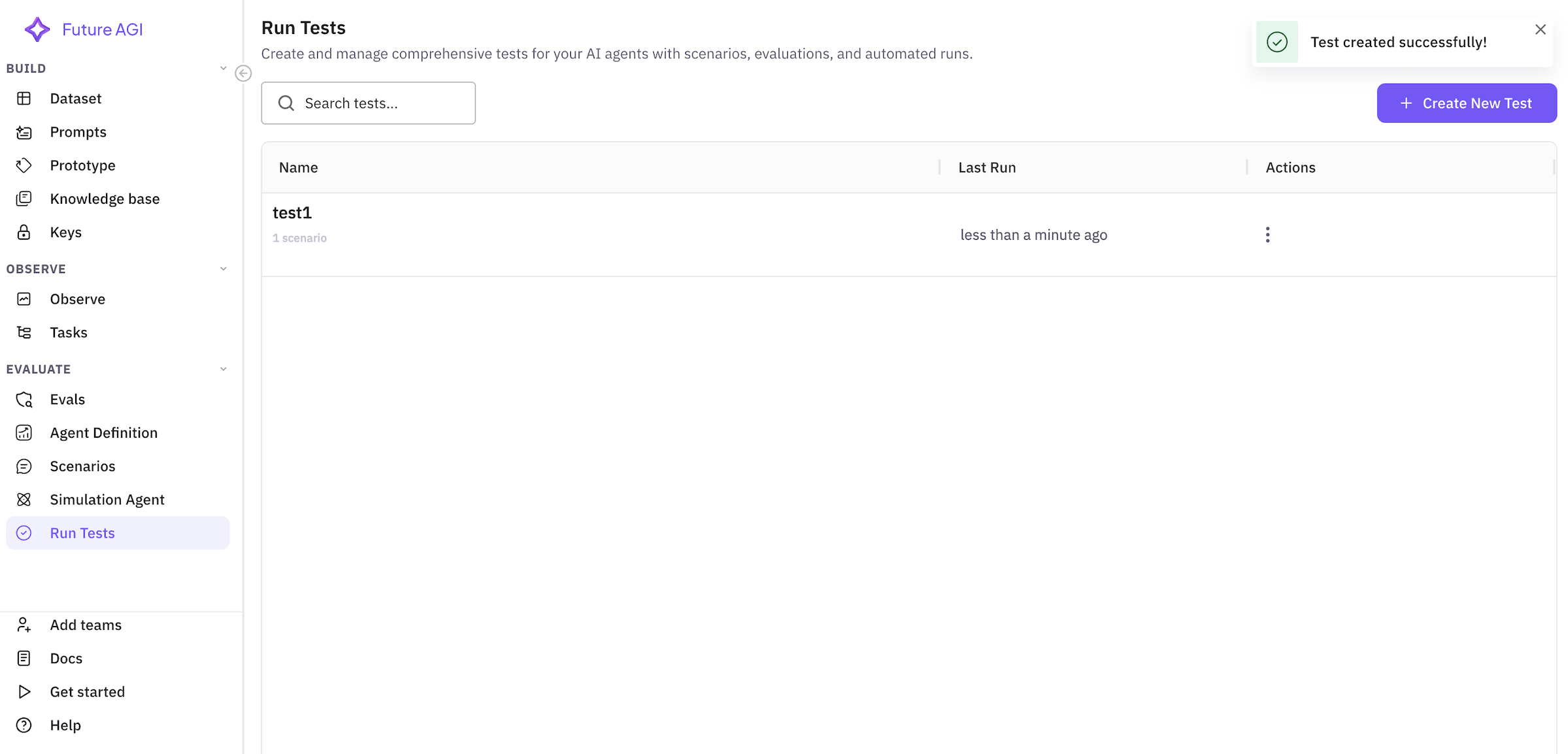 No Agents Empty State