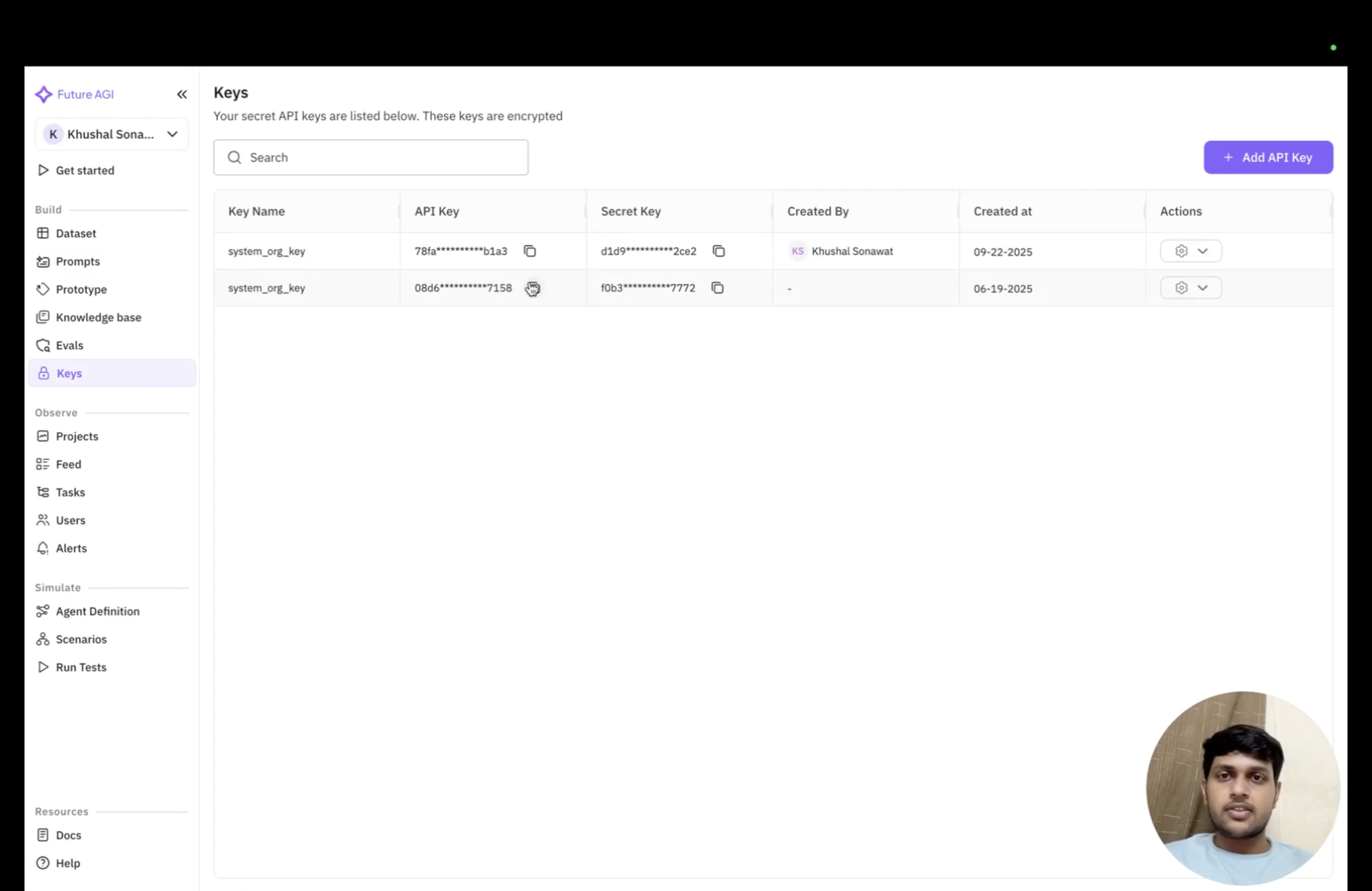 Configure API Credentials