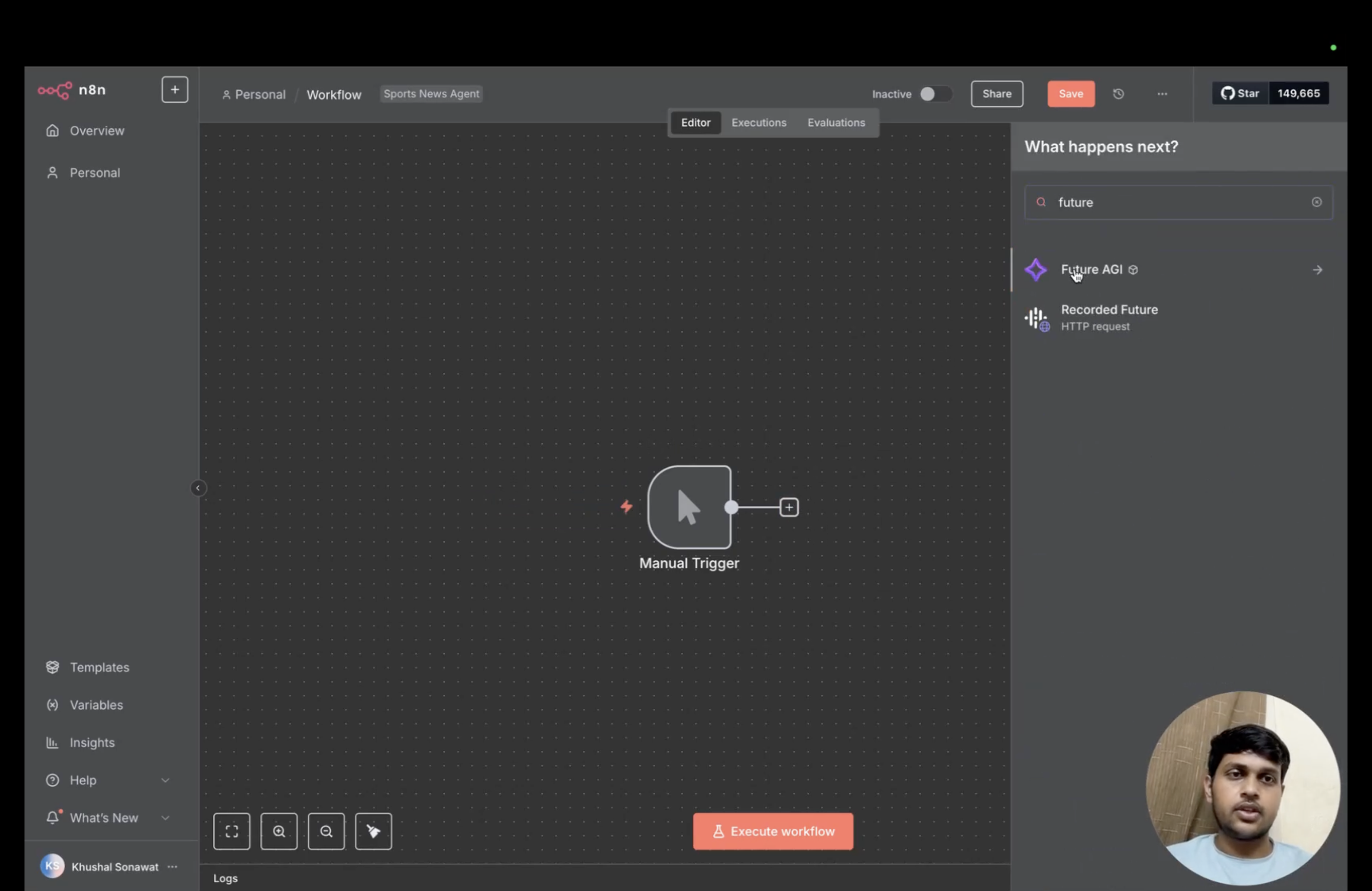 Select Future AGI Node