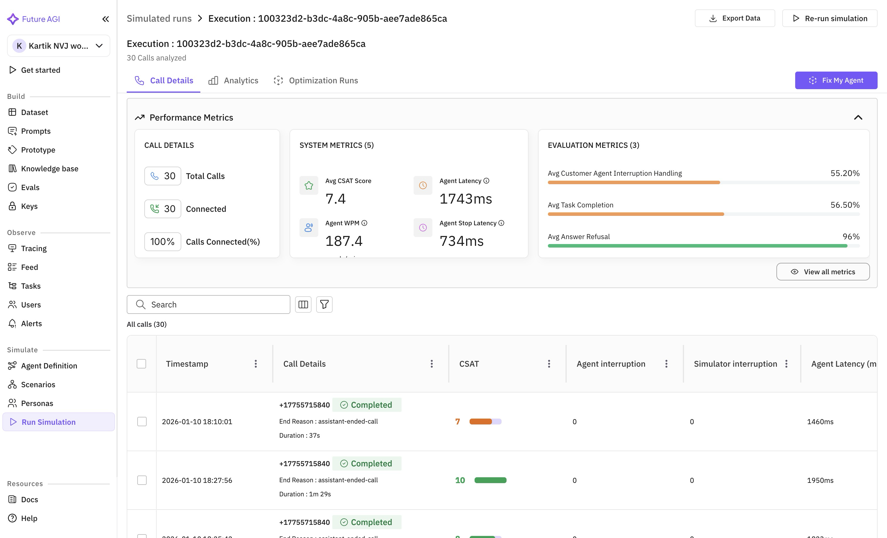 Optimization Settings