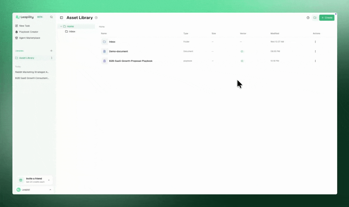 Agent - Leapility docs