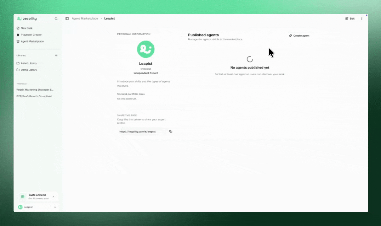 Become a Verified Expert - Leapility docs