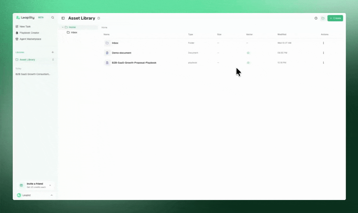 Agent - Leapility docs