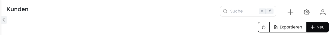 Kunden exportieren