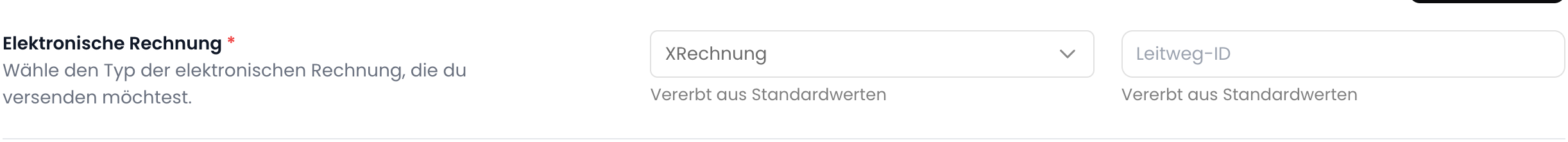 Elektronische Rechnung