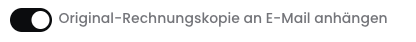 Original-Rechnungskopie