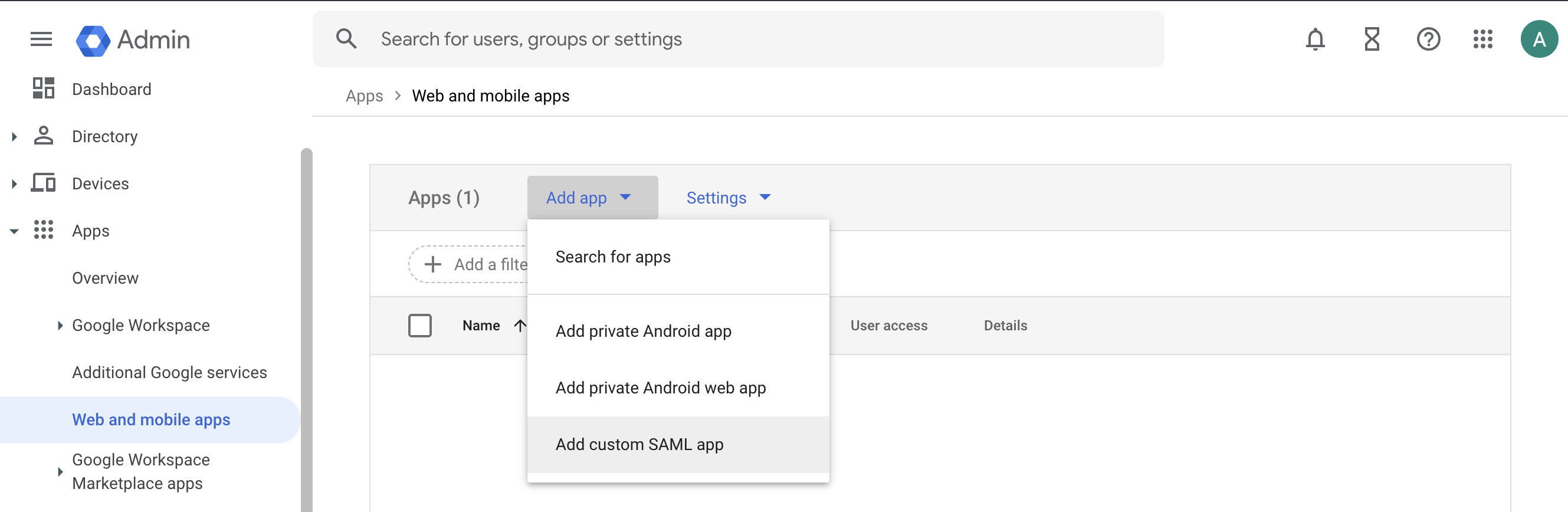 Okta SSO App Integration Button