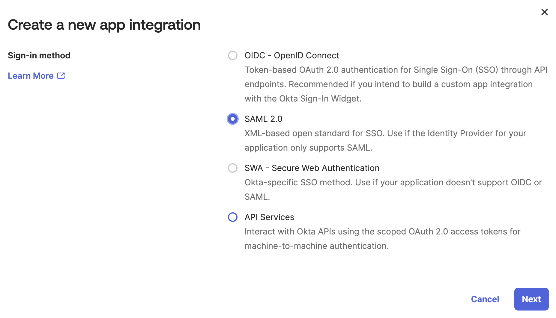 Okta SSO App Integration Button