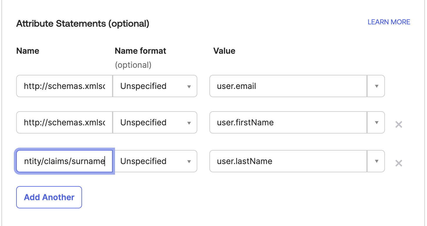 Okta Saml Attributes