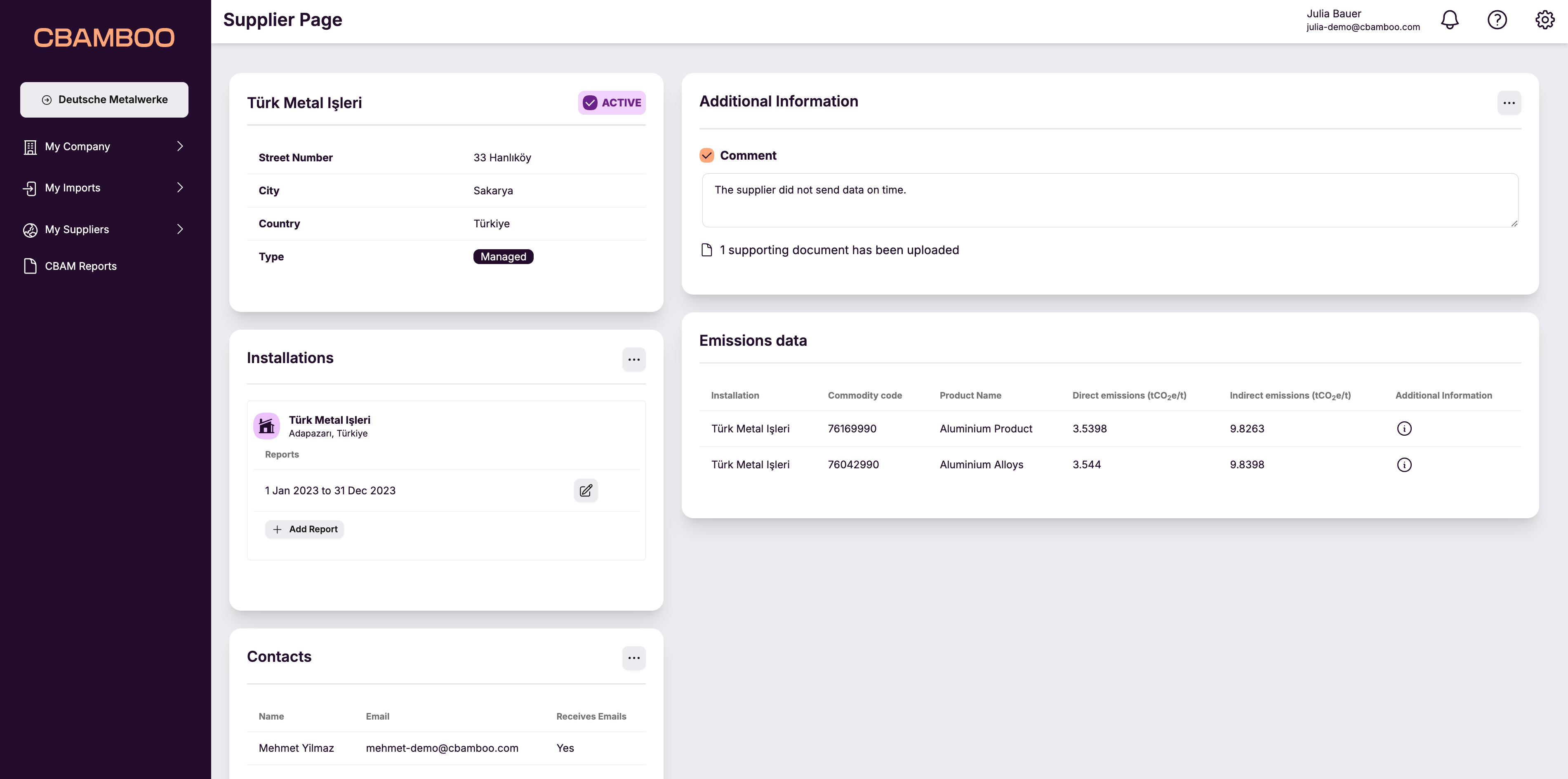 Comment form complete