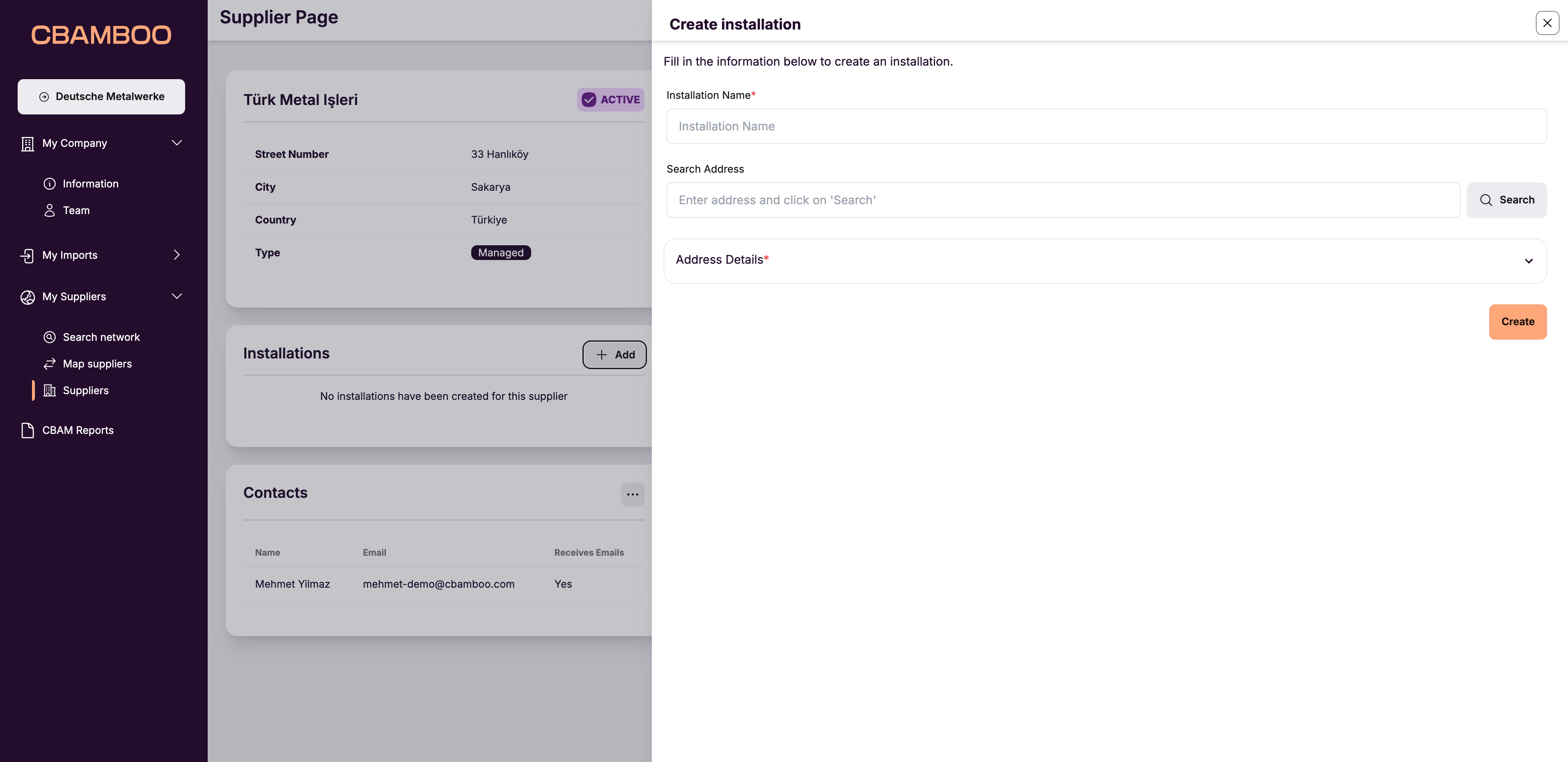 Managed installation