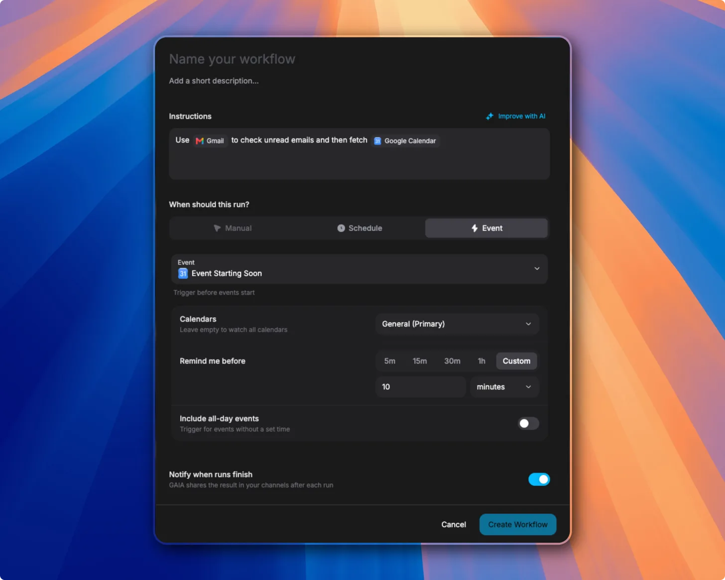 GAIA release notes