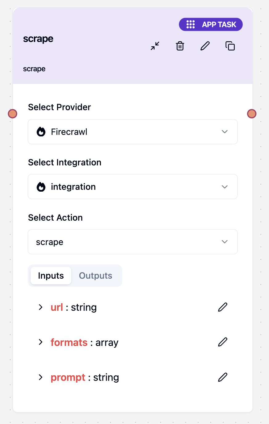 Firecrawl Scrape Node