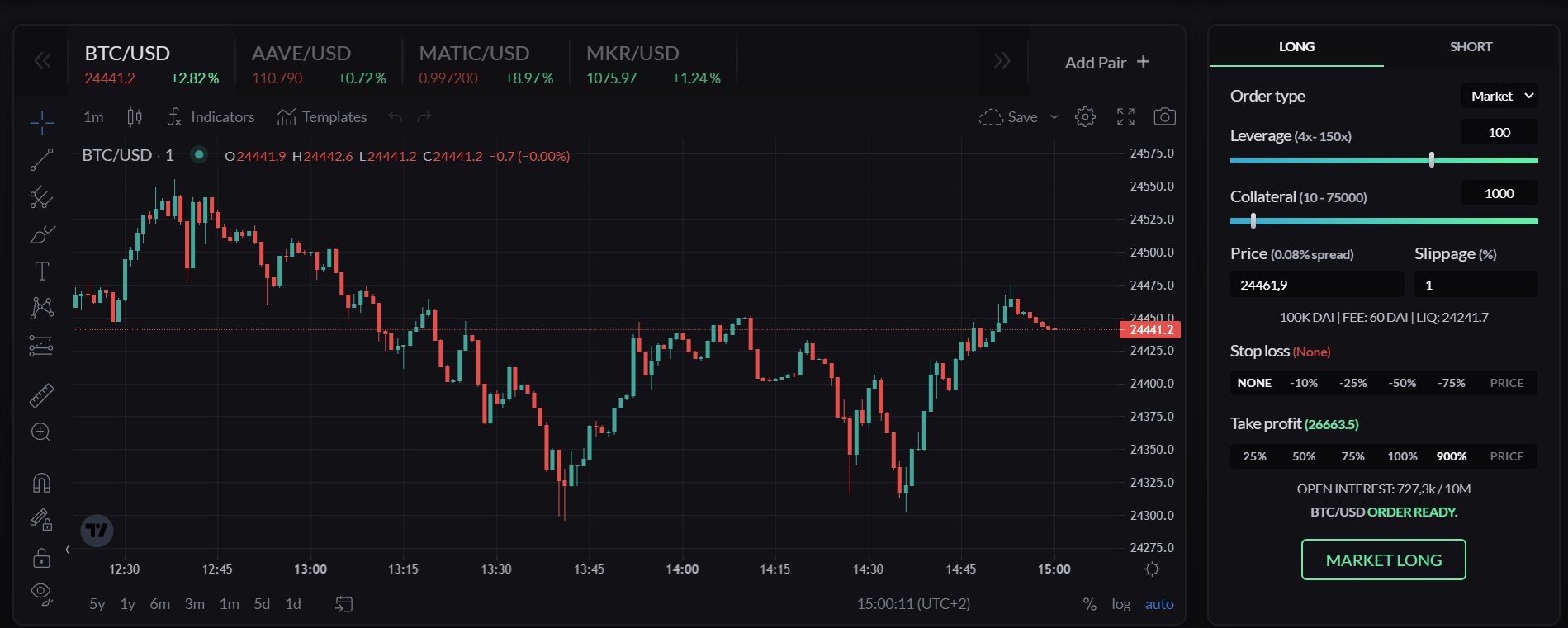 Start trading at gains.trade