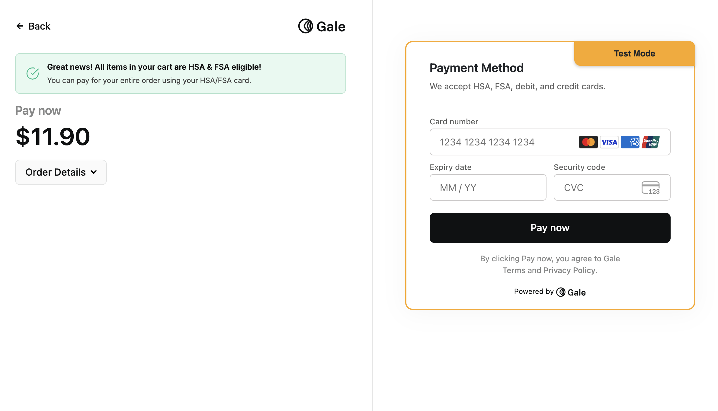 Test Checkout