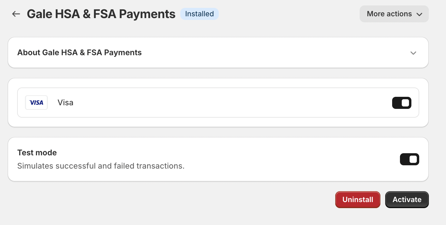 Install Gale Payments App
