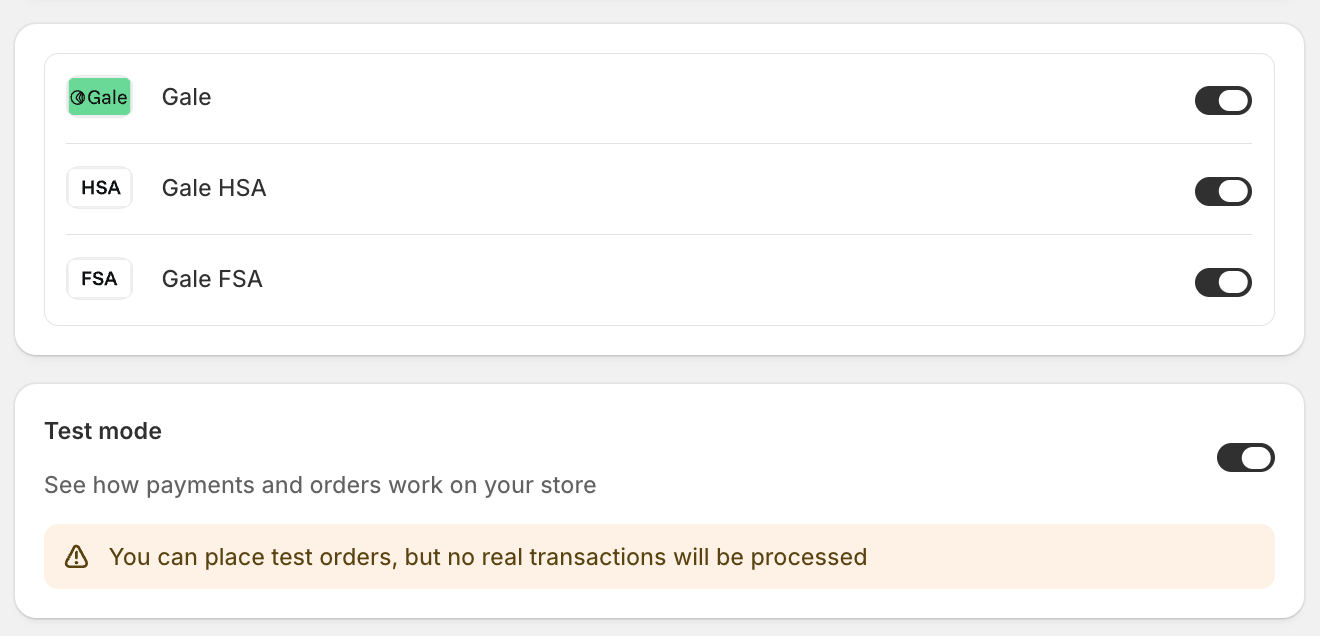 Install Gale Payments App