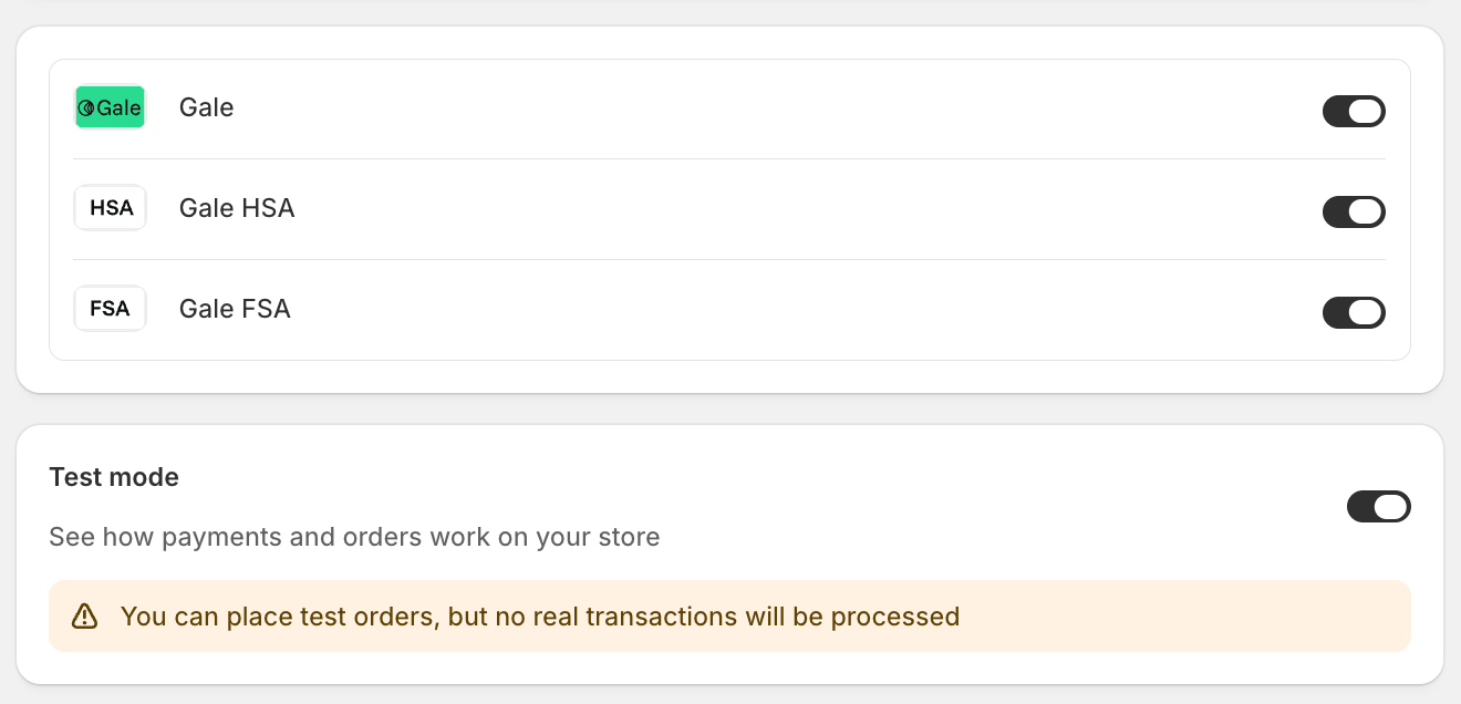 Install Gale Payments App